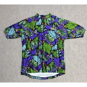 Vintage Tinley Cycling Jersey Mens XL 90s Retro Graphic Shirt‎ Colorful Zip